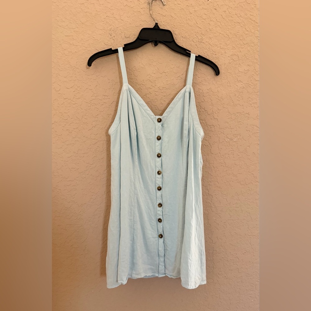 Torrid Light Blue Button Front Cami Tank Top Plus Size 2X